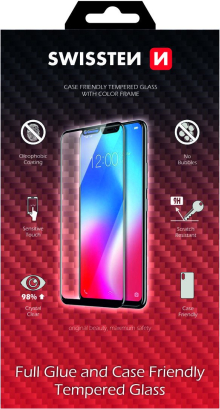 Swissten Full Face Tempered Glass Aizsargstikls