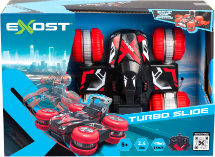 EXOST Radiovadāmā automašīna TURBO SLIDE, 1:18