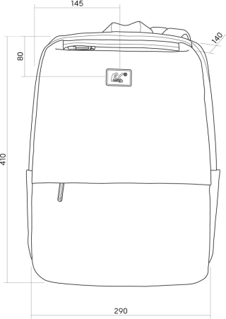 Nano Rs NanoRS Laptop Backpack, 15
