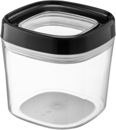 Pārtikas uzglabāšanas trauks, 0.6L, melns