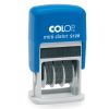 Zīmogs COLOP Mini-Dater S120 03 (ciparu) zils korpuss, zils spilventiņš