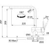 Franke Atlas Neo Sensor Поворотный излив Нержавеющая сталь