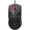 CANYON,Gaming Mouse with 7 programmable buttons, Pixart 3519 optical sensor, 4 levels of DPI and up to 4200, 5 million times key life, 1.65m Ultraweave cable, UPE feet and colorful RGB lights, Black, size:128.5x67x37.5mm, 105g