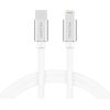 Swissten Textile Универсальный Quick Charge 3.1 USB-C на Lightning Кабель данных 2м Серебряный