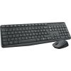 LOGITECH MK235 Wireless Keyboard and Mouse - GREY - PAN - 2.4GHZ - NORDIC - (GREY KEYS GREY BTM)