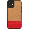 MAN&WOOD case for iPhone 12 mini herringbone azalea black