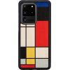 MAN&WOOD case for Galaxy S20 Ultra mondrian wood black