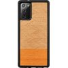 MAN&WOOD case for Galaxy Note 20 herringbone arancia black