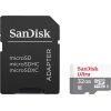 SanDisk Ultra microSDHC + SD Adapter 32GB 80MB/s Class 10; Atmiņas kartes micro SD SDHC