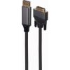 Gembird Premium Series DisplayPort Male - DVI Male 4K 1.8m