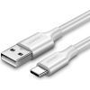 UGREEN USB cable to USB-C, QC3.0, 1m (white)