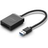 Ugreen CR127 USB 3.0 karšu lasītājs SD / SDHC / SDXC, microSD / microSDHC / microSDXC melns