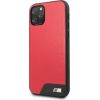 BMW Apple iPhone 11 Pro Hardcase Smooth PU Leather Red