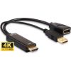 Adapter AV MicroConnect HDMI - DisplayPort + USB-A (HDMDPP1)