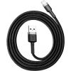 Baseus CALKLF-BG1 Cafule USB Lightning кабель 2,4A / 1м Черный
