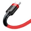 Cable Baseus USB2.0 A plug - USB C plug 0.5m QC3.0 red+red