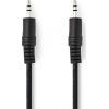 Nedis Aux Audio vads 3.5 mm -> 3.5 mm 2m Melns