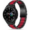 Tech-Protect watch strap Stainless Samsung Galaxy Watch4 40/42/44/46mm, black/red