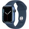 Apple Watch 7 GPS 41mm Sport Band, blue/abyss blue (MKN13EL/A)