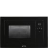 SMEG FMI120N2 Linea Black 20L mikroviļņu krāsns, iebūvējama