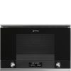 SMEG MP122N1 Linea Black 22L mikroviļņu krāsns, iebūvējama