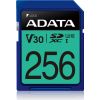 ADATA Premier Pro UHS-I SDXC, 256 GB, Flash memory class 10, U3, V30, 85 MB/s, 100 MB/s