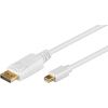 Goobay Mini DisplayPort adapter cable 1.2 52858 1 m, Gold-Plated connectors