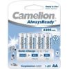 Camelion AA/HR6, 2300 mAh, AlwaysReady Rechargeable Batteries Ni-MH, 4 pc(s)