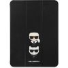 Karl Lagerfeld Saffiano KLFC12OKCK Grāmatveida Maks Planšetdatoram Apple iPad 12.9" Pro 2021 Melns