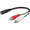 Goobay Audio cable adapter, 3.5 mm 50092