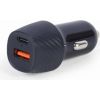 MOBILE CHARGER CAR USB QC3.0/USB-C TA-U2QC3-CAR-02 GEMBIRD