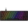 HP HyperX Alloy Origins 60, LEDs RGB, HyperX RED, USB, US