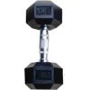 Toorx Hex rubber dumbbell 17.5kg