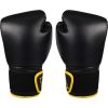 Boxing gloves AVENTO 41BN 10oz black PU leather Boksa inventārs