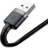 Cable Baseus  USB2.0 A plug - IP Lightning plug 2.0m Cafule grey+black