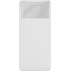 Baseus PPDML-K02 30000mAh Ultra Augstas Ietilpības 15W 3A 2x USB / USB Type C / micro USB Balta