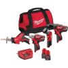 Milwaukee M12 BPP4A-202B Instrumentu komplekts