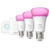 Philips Hue WCA Starter Kit 9W A60 E27 3pcs, Bridge, Switch