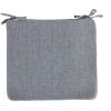 Подушка на стул SIMPLE GREY 38x43x2,5cm, серый, 100%полиэстер, ткань 757