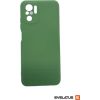 Evelatus  Xiaomi Note 10/Note 10S Silicone case with Bottom Green