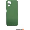 Evelatus  Xiaomi Note 10/Note 10S Silicone case with Bottom Green