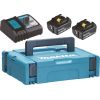 Lādēšanas komplekts18V, 2XBL1860B, DC18RC, MAKPAC 198116 4 Makita