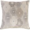 Подушка WICKER 50x50cм, цветы, 100% полиэстер, ткань-110