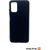 Evelatus  Samsung Galaxy A03s Silicone case with bottom Black