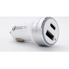 Evelatus  Quick Car Charger QCC03, QCC03WH White