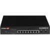 Edimax GS-5208PLG network switch Gigabit Ethernet (10/100/1000) Power over Ethernet (PoE) 1U Black