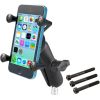 RAM Mounts X-Grip Phone Mount with Motorcycle Handlebar Clamp Base