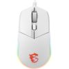 MOUSE USB OPTICAL GAMING/CLUTCH GM11 WHITE MSI