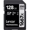 Lexar карта памяти SDXC 128GB Professional 1667x UHS-II U3 V60