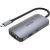 UNITEK P5 Trio USB 3.2 Gen 1 (3.1 Gen 1) Type-C 5000 Mbit/s Grey